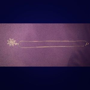 Ship wheel necklace